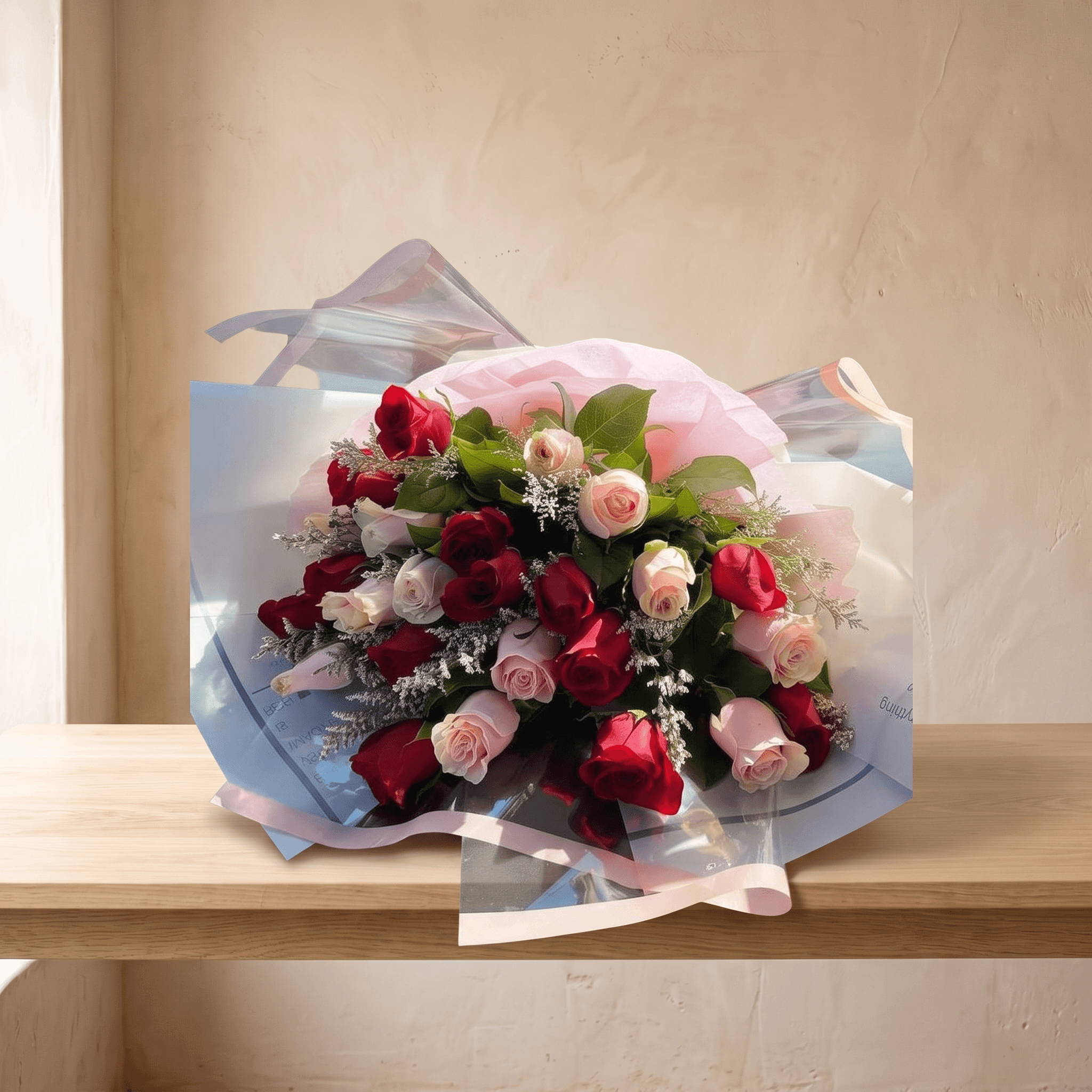 Fancy Roses Hand Arranged Wrap