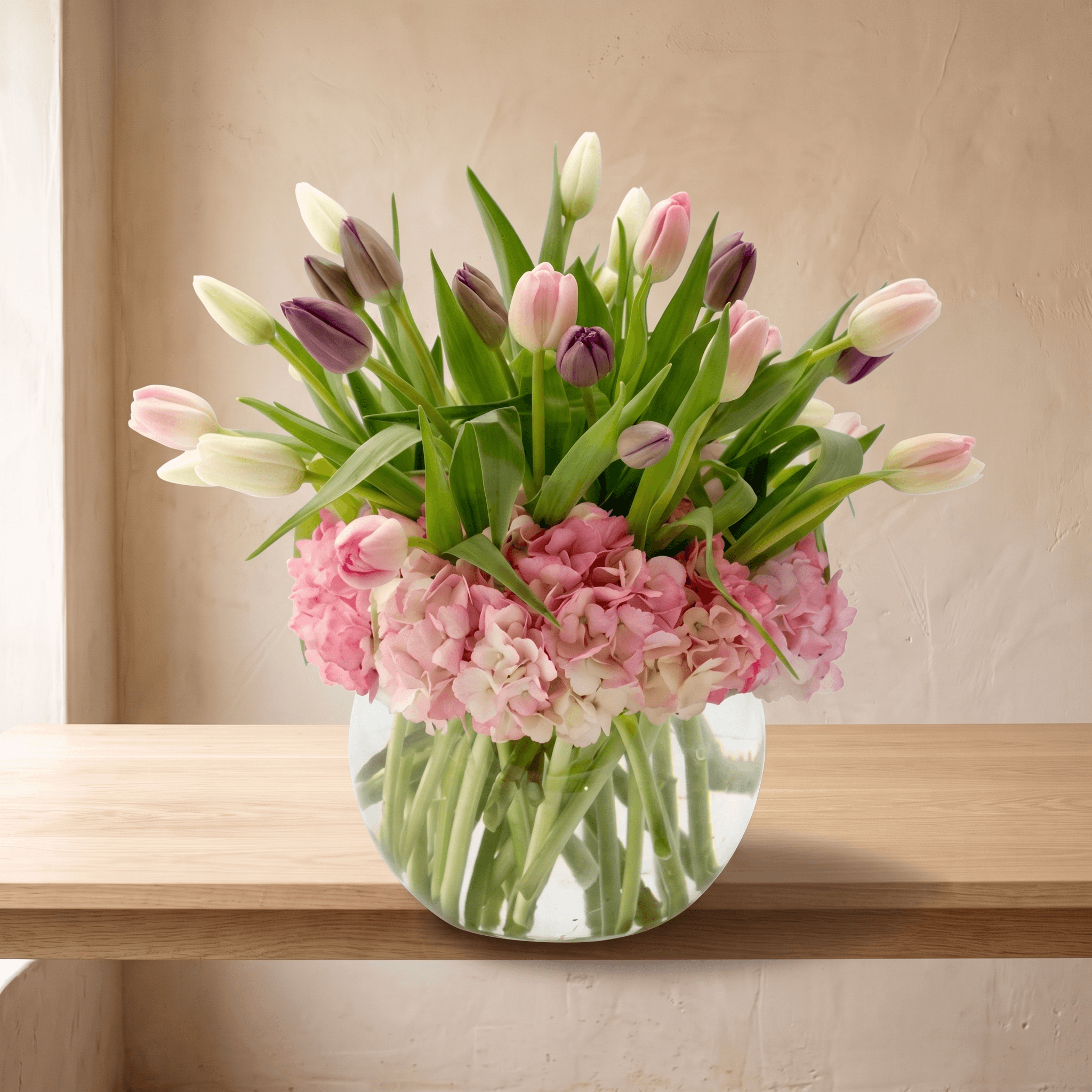 Tulips Garden-Bee's Flower Exclusive
