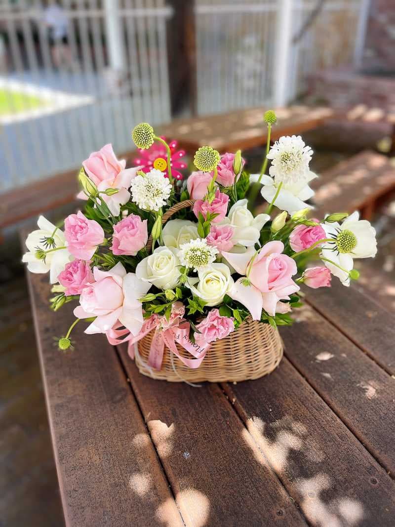 Flowers Of Love Basket