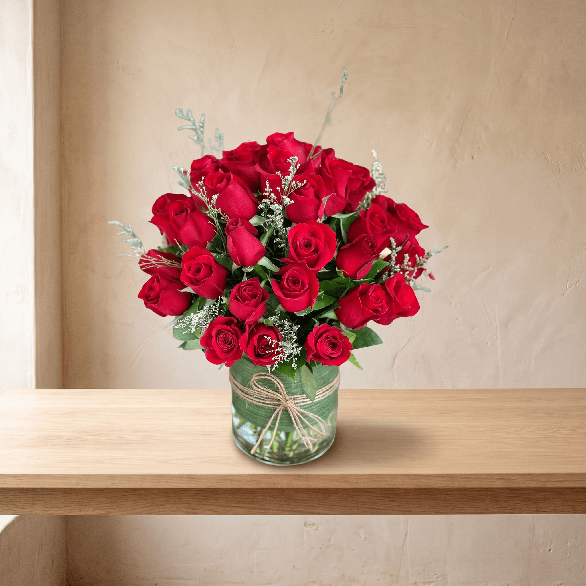 Three Dozen Red Roses